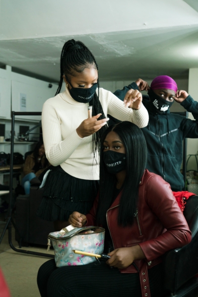 Make space - stay at least 2 metres apart - or 1 metre with a face covering or other precautions